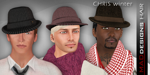 MADesigns Hair ~ CHRIS winter ~ DEMO