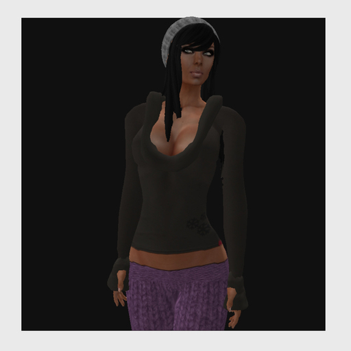 *Cute*_Snowflake black blouses