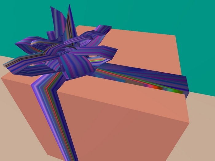 Low prims Gift box  (scatola regalo)