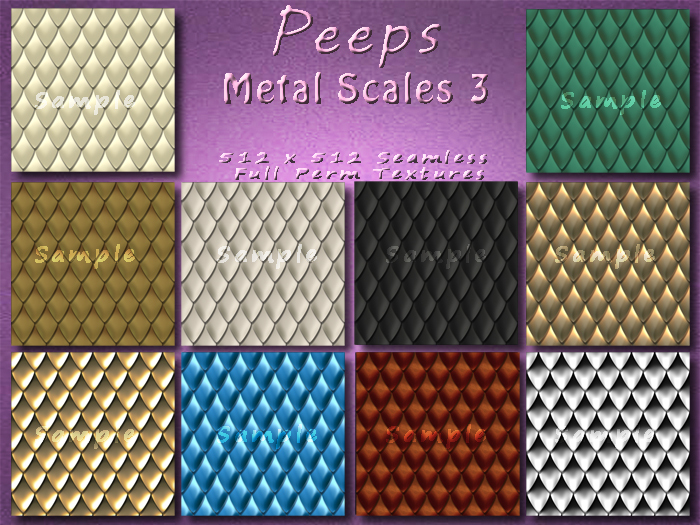 Peeps Textures Metal Scales 3