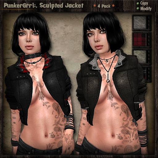 PunkerGrrl Jackets - 4*Pack
