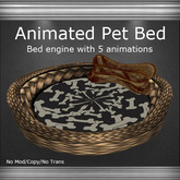 Animated Pet Bed - Yellow