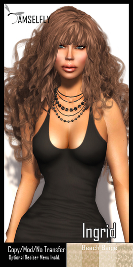 *~*Damselfly*~*Ingrid Beach Beige