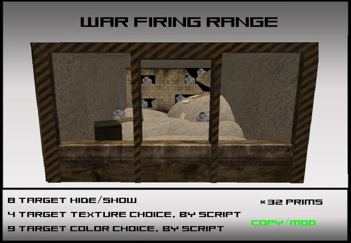Firing range shooting range (War) Copy/Mod