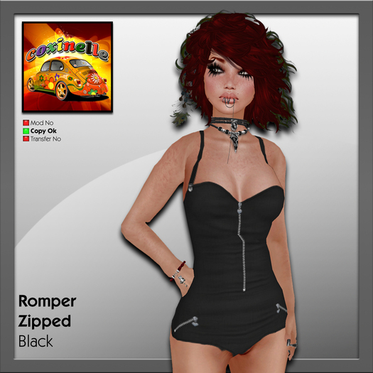Coxi - Body Zipped - Black