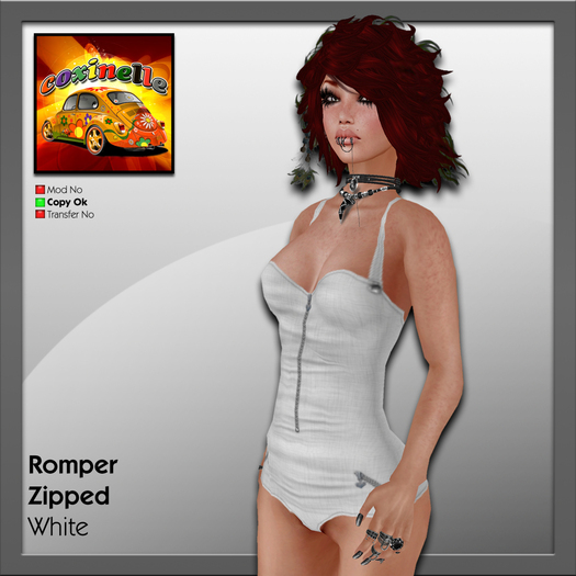 Coxi - Body Zipped - White