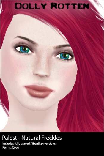 :: Dolly Rotten :: 2012 Skins :: Natural Freckles :: Palest