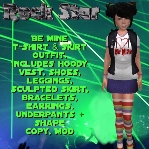 Be Mine T-Shirt & Skirt outfit