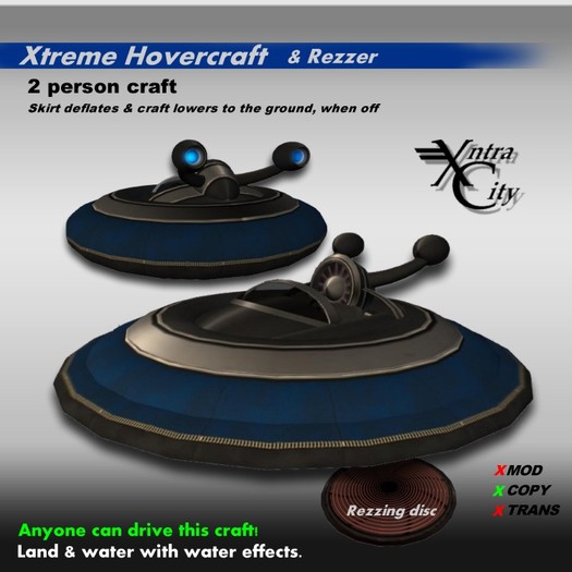Xtreme aéroglisseur & Rezzer V.1.5 - Black & Blue