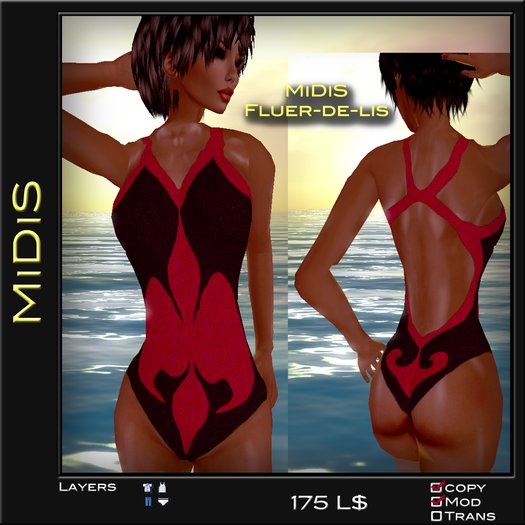Midis  Fleur-De-Lis Tech suit