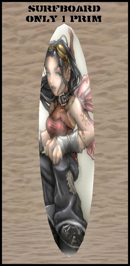 Surfboard Dark Fairy