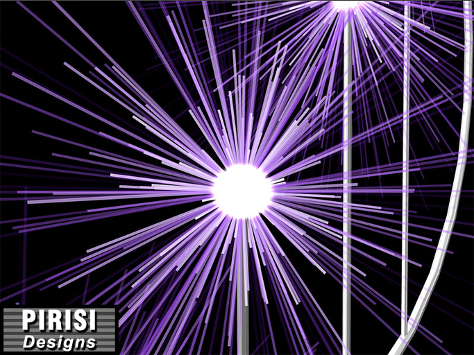 PIRISI - Starburst Harp Lamp