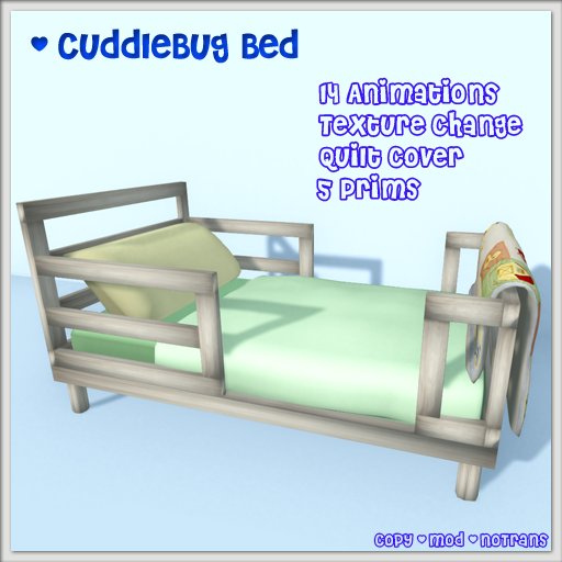 Cuddlebug -Boys bed 
