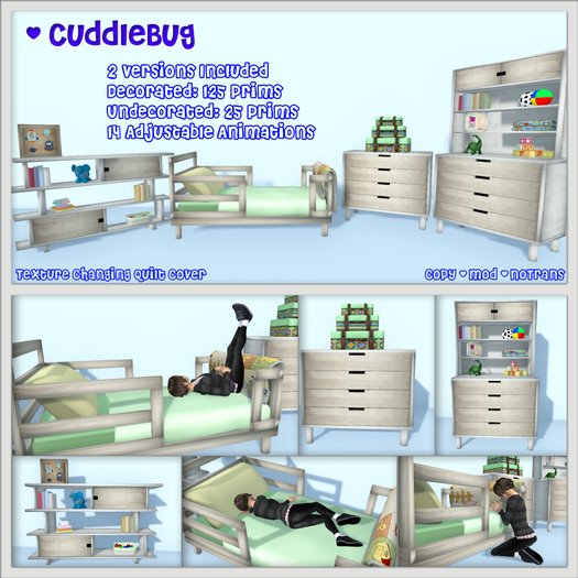 Cuddlebug Boys bedroom set