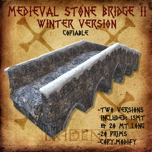 Medieval Stone Bridge II [Winter] 