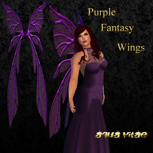 Purple Fantasy Wings by Aqua Vitae