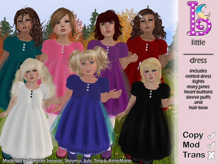 *Lullabies* Little ______ Dress [Pudgy Pack]