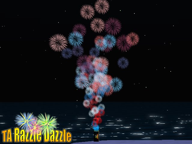 TA Razzle Dazzle RWB Firework Emitter 2012