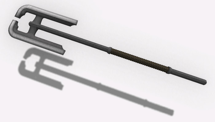 Mesh Winged Pole Axe