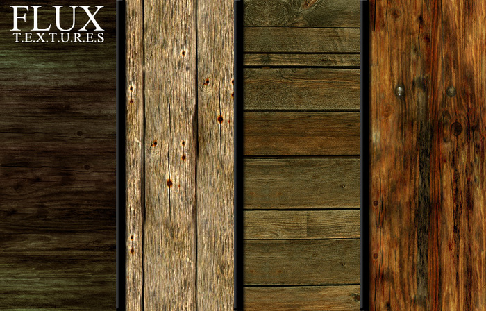 -FLUX- Rustic Old Wood Floor Set - Full Permission PNGs