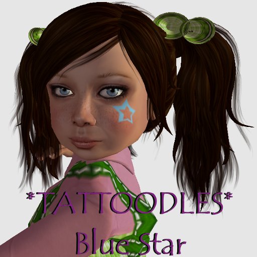 *TATTOODLES* - Blue Star