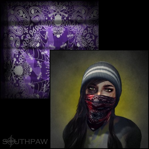 <SP> The Rebel Bandana - Purple