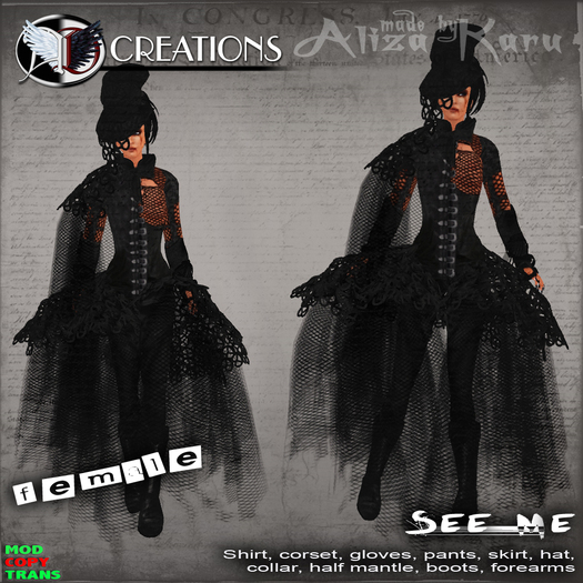 [AD] See me goth dress female 450