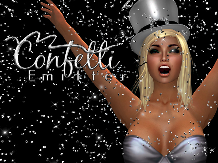 Silver Confetti Emitter