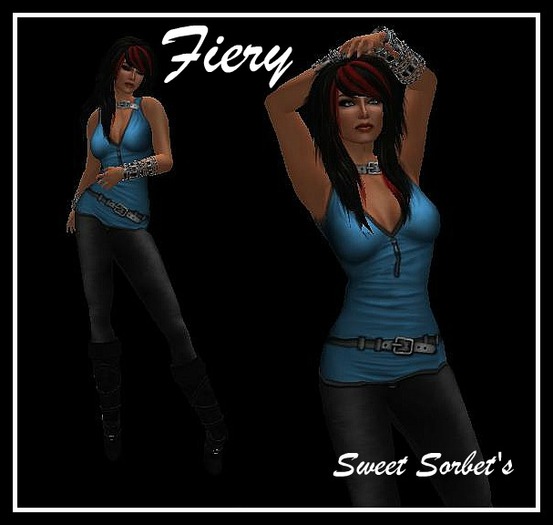 Sweet Sorbet's Fiery- Blue