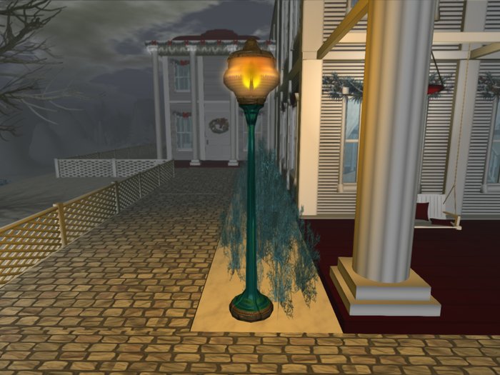 Outdoor gas  lamp