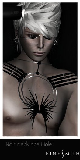 Finesmith Noir02 Necklace Male 