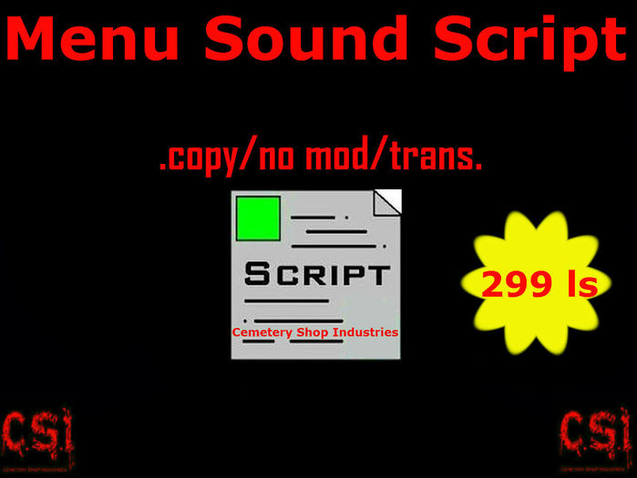 Menu Sound Script (box)