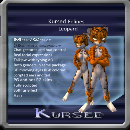 kursed feline leopard avatar box