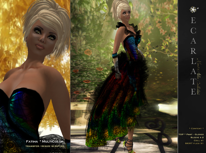 Fatiha - Multicolor -  Dress Gown Formal - Robe