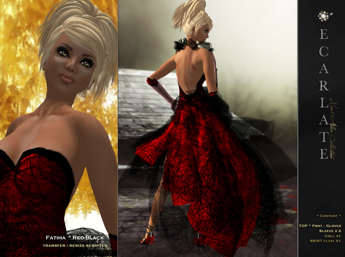 Fatiha - Red -  Dress Gown Formal - Robe