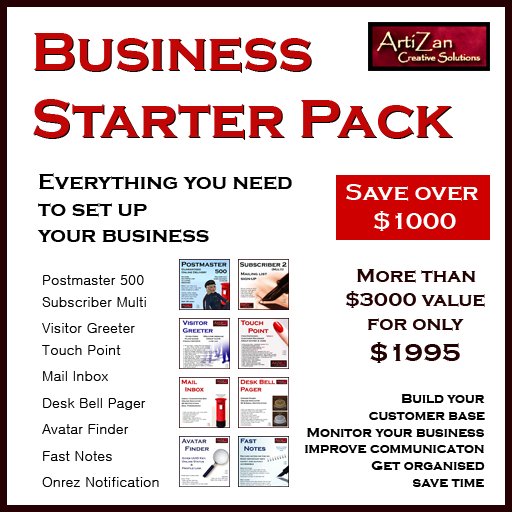 ArtiZan Business Starter Pack