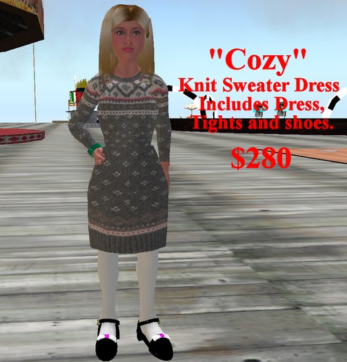 Cozy Sweater Dress Boxed