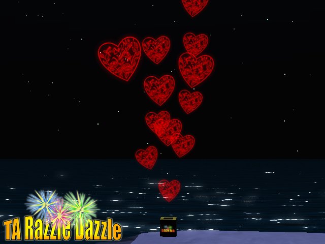 TA Razzle Dazzle Red Be Mine Heart Emitter 2012