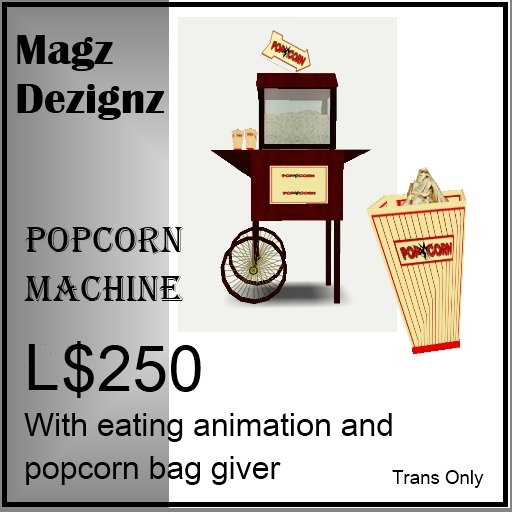 Magz Dezignz - Popcorn Machine