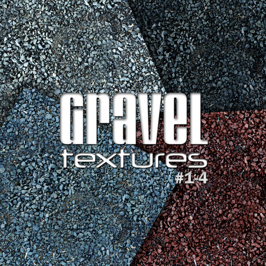 Gravel Textures #1-4
