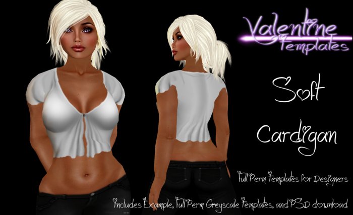 *VT* - Soft Cardigan Template 