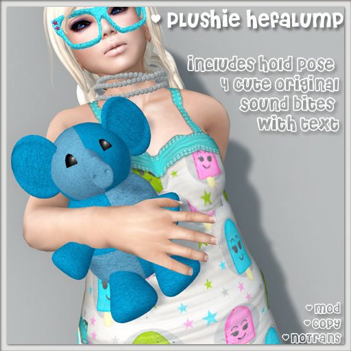 Plushie Hefalump Blue