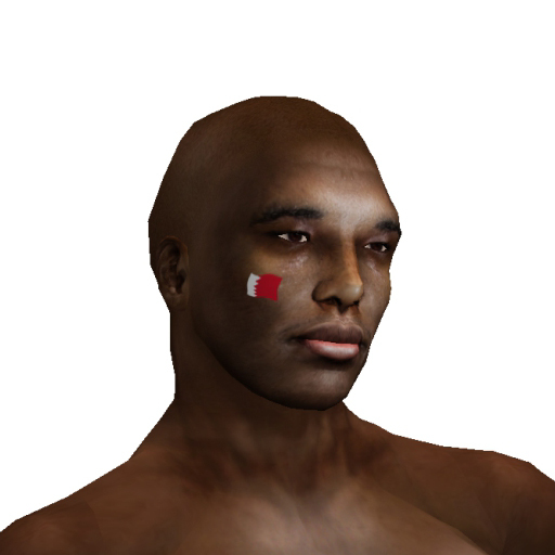 Bahrain Flag Cheek Tattoo - Bahrain