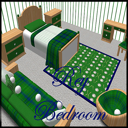 Second Life Marketplace SK Rey Bedroom with furniture bed and more