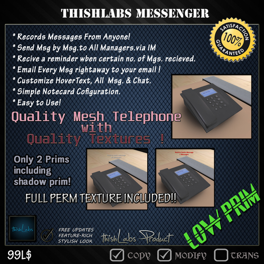 thishLabs Messenger Phone 1.0v [COPY/MOD]