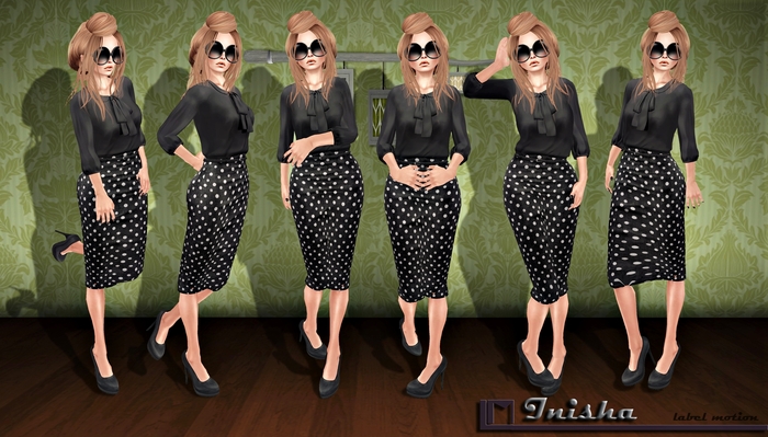 -.label motion .- Inisha Poses