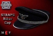 STRAPS - Biker Cap Double Chain (Eagle)
