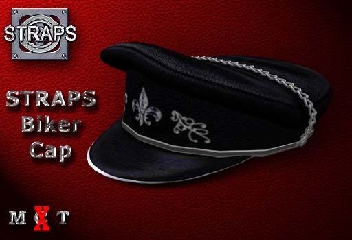 STRAPS - Biker Cap Top Chain (Fleur-de-lis)