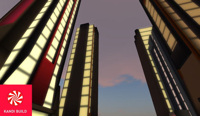 KANDI BUILD Sky scraper prop set.