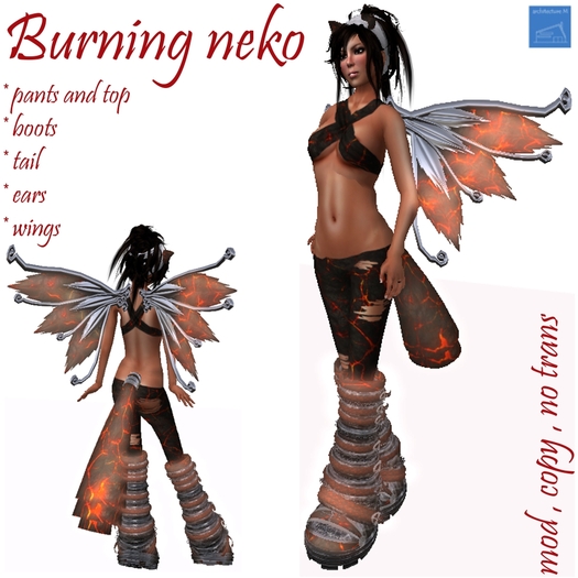 burning neko